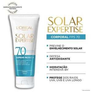 Protetor Solar Loréal Expertise Supreme Protect 4 Fps70 200ml