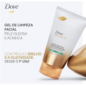 Gel De Limpeza Facial Dove Regenerative Oleosidade & Efeito Matte 150ml