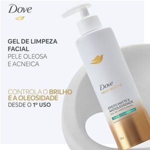 Gel De Limpeza Facial Dove Regenerative Oleosidade & Efeito Matte 300ml
