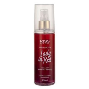 Body Splash Kiss New York Lady In Red 200ml