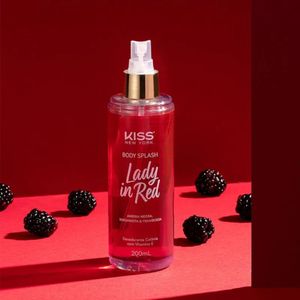 Body Splash Kiss New York Lady In Red 200ml