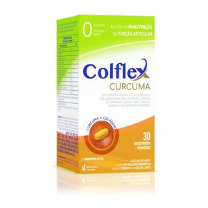 Suplemento Alimentar Colflex Curcuma 30 Comprimidos Revestidos