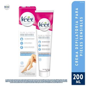 Creme Depilatório Veet Pure & Fresh Pele Delicada 200ml