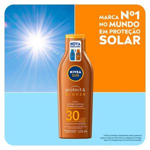 Protetor Solar Nivea Sun Protect & Bronze Fps30 125ml