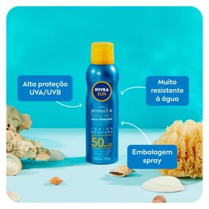 Protetor Solar Aerosol Nivea Sun Refrescante Fps50 200ml