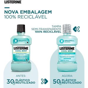 Enxaguante Bucal Listerine Cool Mint Zero Álcool 250ml