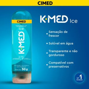 Gel Lubrificante Íntimo K-med Ice 50g
