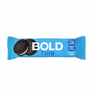 Barra De Proteína Bold Thin Cookies Cream 40g