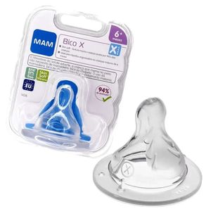 Bico De Mamadeira Mam X Fluxo Super Rápido 6+ 1 Unidade