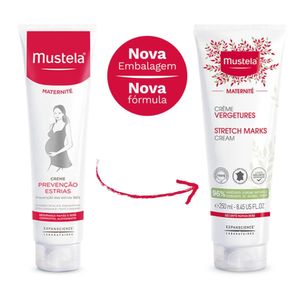 Creme Antiestrias Mustela Maternité 3 Em 1 Sem Perfume 250ml
