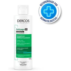 Shampoo Dercos Anticaspa Ds Vichy Cabelo Normal A Oleoso 125g