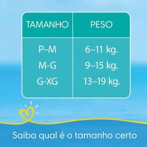 Fralda Pampers Splashers Baby Shark G/xg 10 Unidades