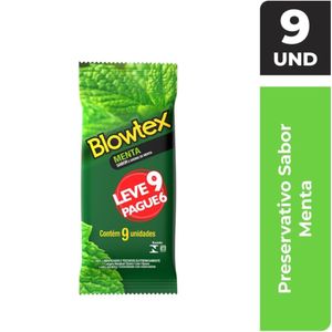 Preservativo Blowtex Menta 9 Unidades