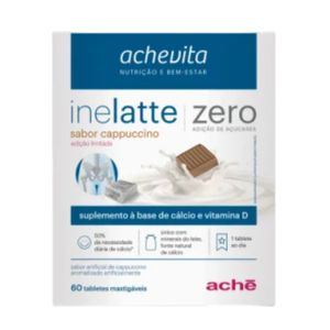 Inelatte Achevita Zero Capuccino 60 Tabletes