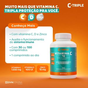 C-triple 1g 30 Comprimidos Revestidos