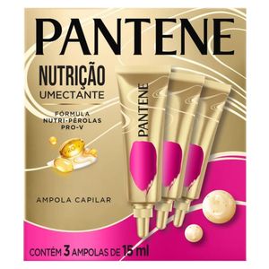 Ampola Pantene Pro-v Força E Reconstrução 3 Unidades De 15ml