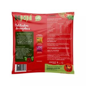 Biscoito Infantil Papapá Palitinhos De Vegetais Tomate E Manjericão 20g