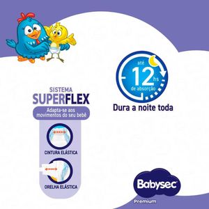 Fralda Babysec Galinha Pintadinha Premium Xg 24 Unidades