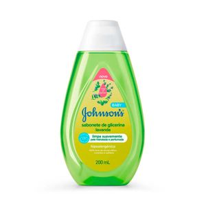Sabonete Líquido De Glicerina Johnson’s Baby Lavanda 200ml