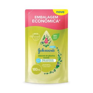 Sabonete Líquido De Glicerina Johnson’s Baby Lavanda Refil 180ml