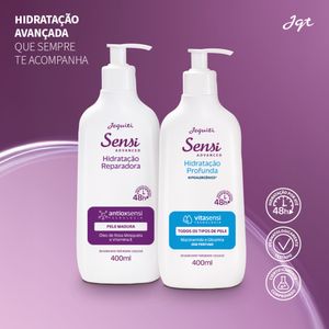 Hidratante Corporal Jequiti Sensi Sem Perfume Hipoalergênico 400ml