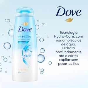 Kit Dove Hidratação + Vitaminas A & E Shampoo 400ml + Condicionador 200ml