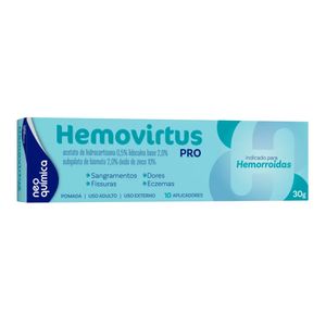 Hemovirtus Pro Pomada 30g + 10 Aplicadores