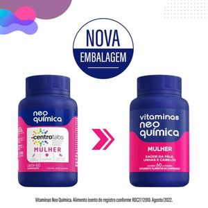 Vitamina Neo Química Mulher 60 Comprimidos