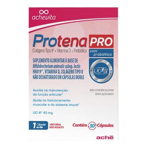 Suplemento Alimentar Protena Pro 30 Cápsulas