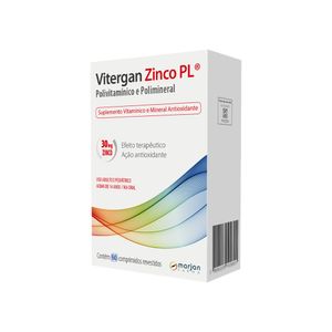 Suplemento Alimentar Vitergan Zinco D 70 Comprimidos