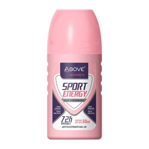 Desodorante Roll-on Above Women Sport Energy 72h Sem Álcool 50ml