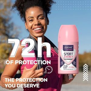 Desodorante Roll-on Above Women Sport Energy 72h Sem Álcool 50ml