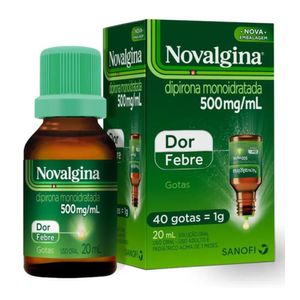 Novalgina 500mg Solução Oral 20ml