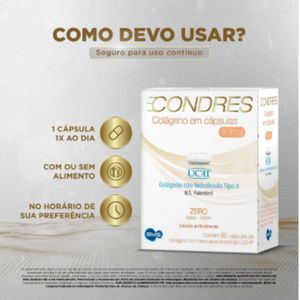 Colágeno Condres 40mg 90 Cápsulas