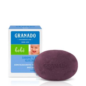Sabonete Em Barra Granado Bebê Lavanda Glicerina 90g