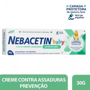Creme Para Assaduras Nebacetin Baby Prevenção 30g