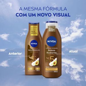 Loção Deo Hidratante Nivea Beleza Radiante Cuidado Intenso Pele Negra 200ml