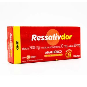 Suplemento Alimentar Ressaliv Dor 10 Comprimidos Revestidos