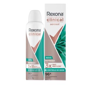 Desodorante Aerossol Rexona Clinical Refresh 96h 150ml
