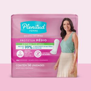 Protetor Diário Plenitud Femme Médio 14 Unidades