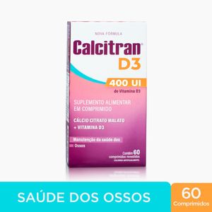 Calcitran D3 400ui 60 Comprimidos