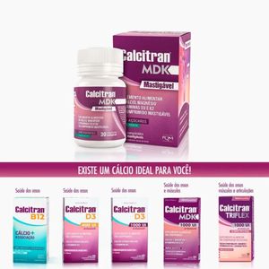 Calcitran Mdk 30 Comprimidos Mastigáveis