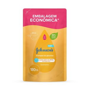 Refil Shampoo De Glicerina Johnson's Baby Neutro 180ml