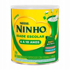 Leite Em Pó Semidesnatado Ninho Idade Escolar 4 A 10 Anos 750g