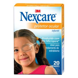 Protetor Ocular Nexcare Infantil 20 Unidades