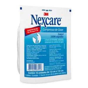 Compressa De Gaze Estéril Nexcare 10 Unidades