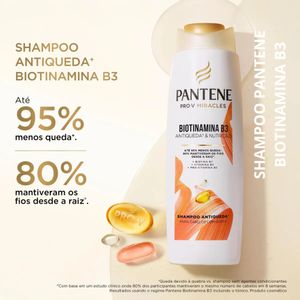 Shampoo Pantene Biotinamina B3 Antiqueda & Nutrição 300ml
