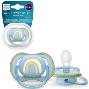 Chupeta Philips Avent Ultra Air Arco Íris 0-6m - 1 Unidade