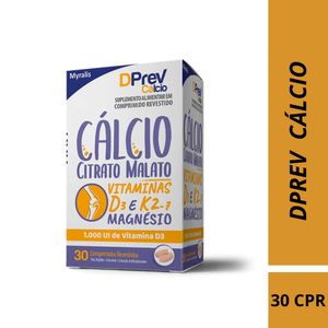 Dprev Calcio 1.000ui 30 Compromidos Revestidos