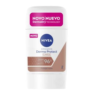 Desodorante Antitranspirante Stick Barra Nivea Derma Protect Clinical Feminino - 54g